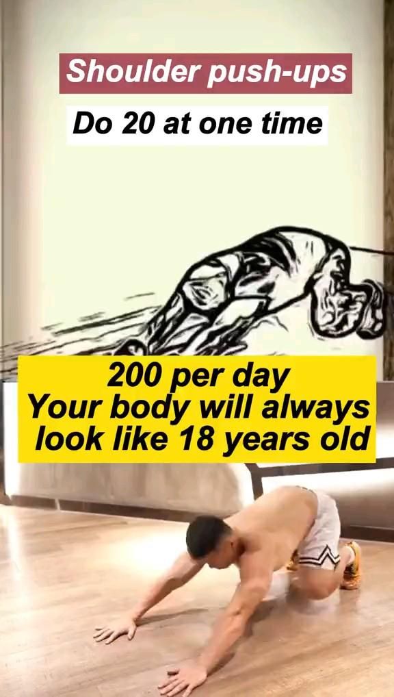 Healthy tips ! push up Do this exercise to look younger. ?Build muscle ? Endurance ? Stamina | Best gym workout, Abs and cardio workout, Gym workout guide