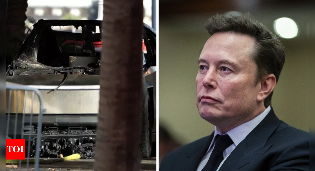 'I have to thank Tesla CEO': Police reveals how Cybertruck limited explosion damage, Musk's role in tracking driver - Times of India