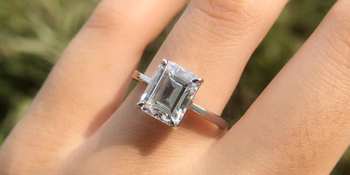 Top gemstone alternatives for an emerald cut engagement ring look