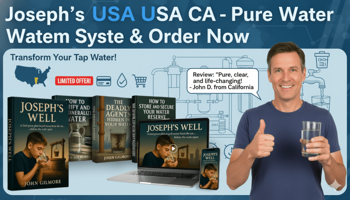 Joseph’s Well USA CA – Pure Water System Buy Now – Healthline Support